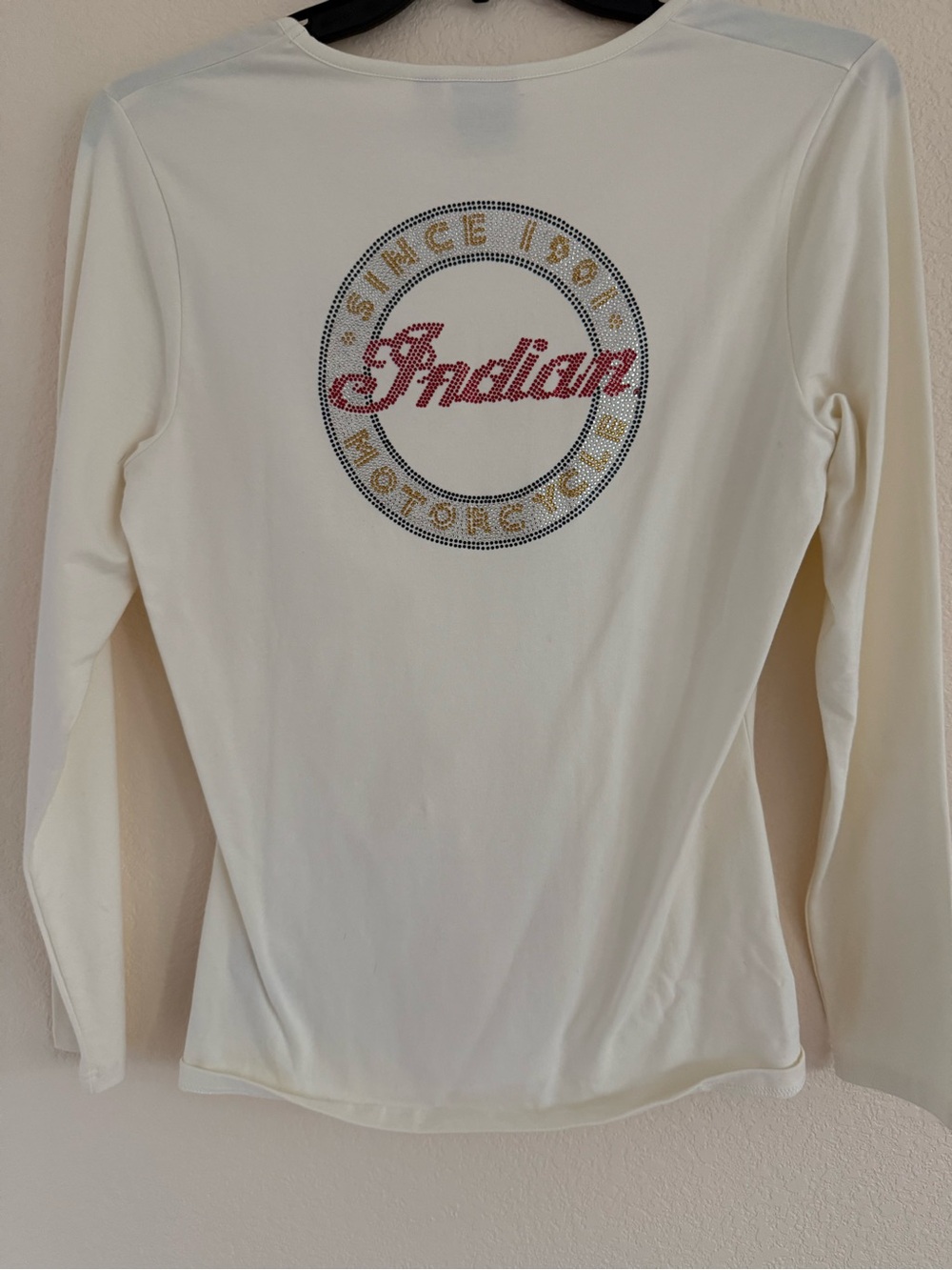 Indian Motorcycle Women's Cream Long-Sleeve Tank Top